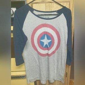 Half sleeve Marvel shirt